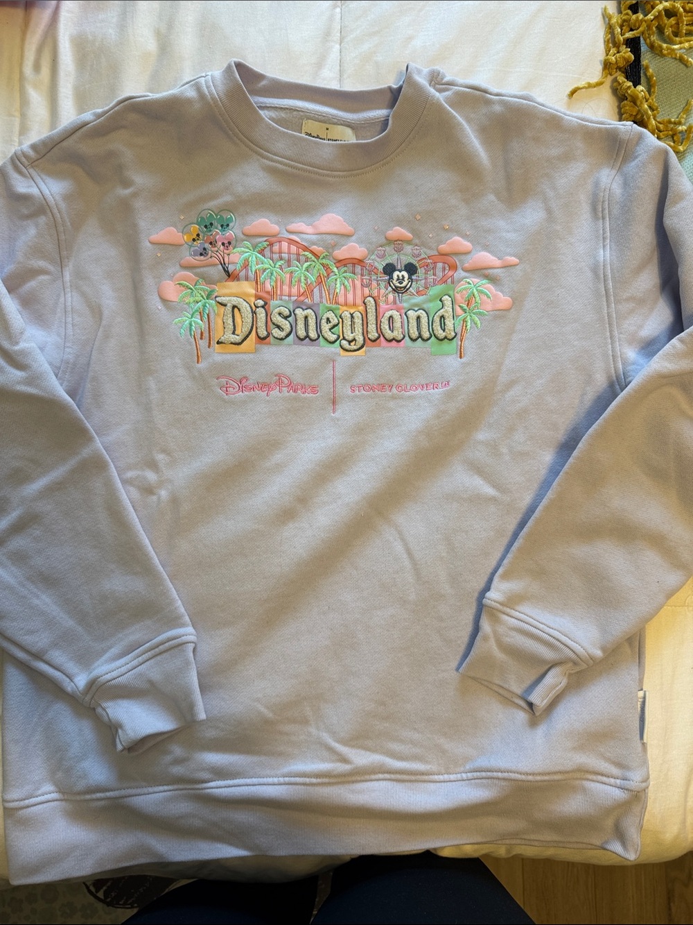 Disney Stoney clover Lane sweatshirt Disneyland M NWOT